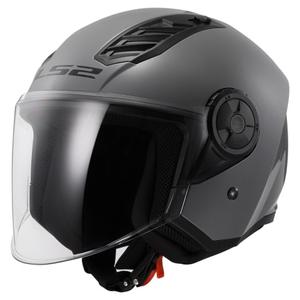 Casque moto ouvert LS2 OF616 Airflow II Solid Nardo Grey