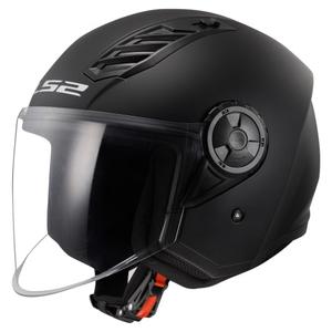 Casque moto ouvert LS2 OF616 Airflow II Solid Matte Black