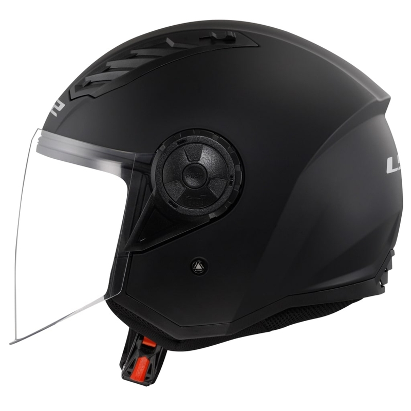 Casque moto ouvert LS2 OF616 Airflow II Solid Matte Black