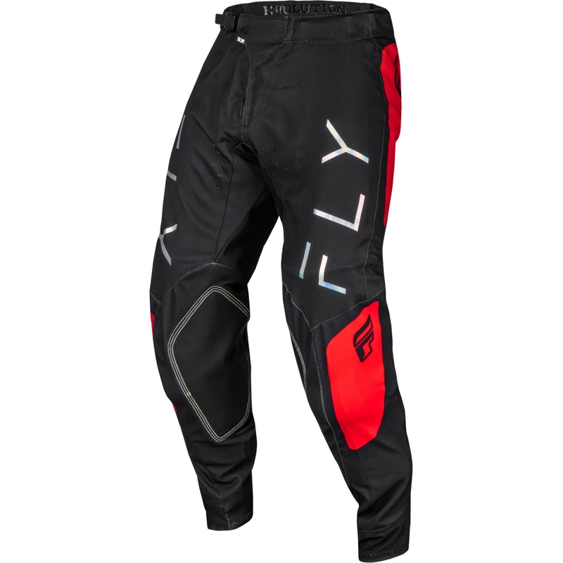 Pantalon de motocross FLY Racing Evolution DST noir-rouge en solde soldes