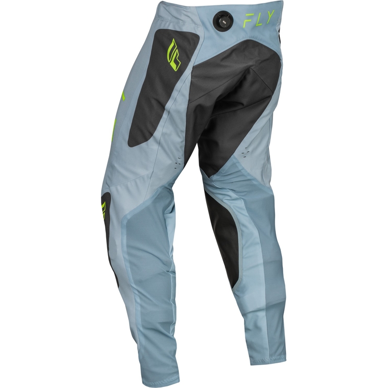 Pantalon motocross FLY Racing Evolution DST 2024 gris-noir-vert fluo soldes