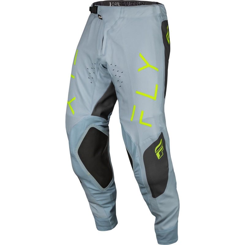 Pantalon motocross FLY Racing Evolution DST 2024 gris-noir-vert fluo soldes