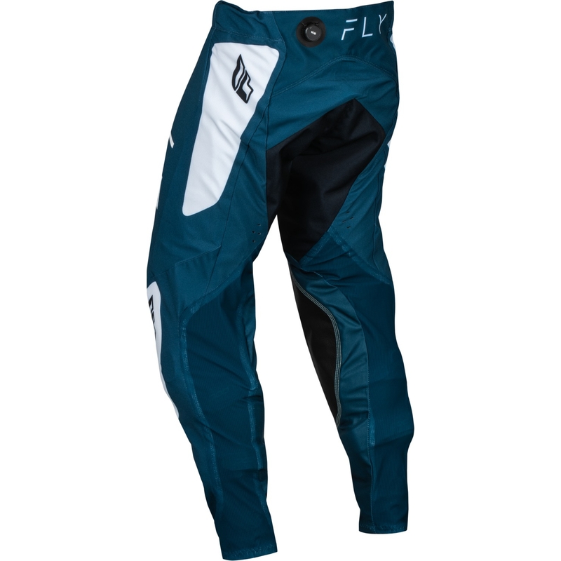 Pantalon de motocross FLY Racing Evolution DST bleu-blanc