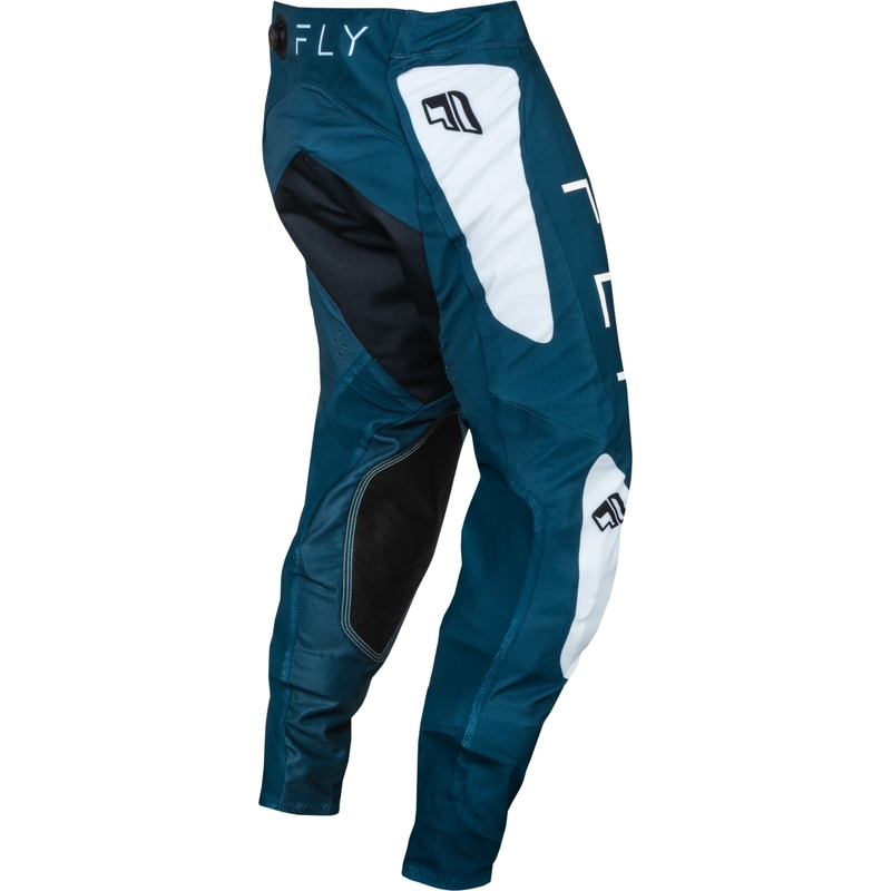 Pantalon de motocross FLY Racing Evolution DST bleu-blanc