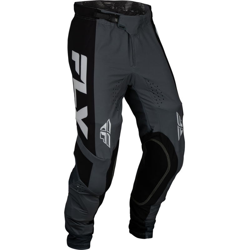 Pantalon de motocross FLY Racing Lite gris foncé-noir en solde soldes