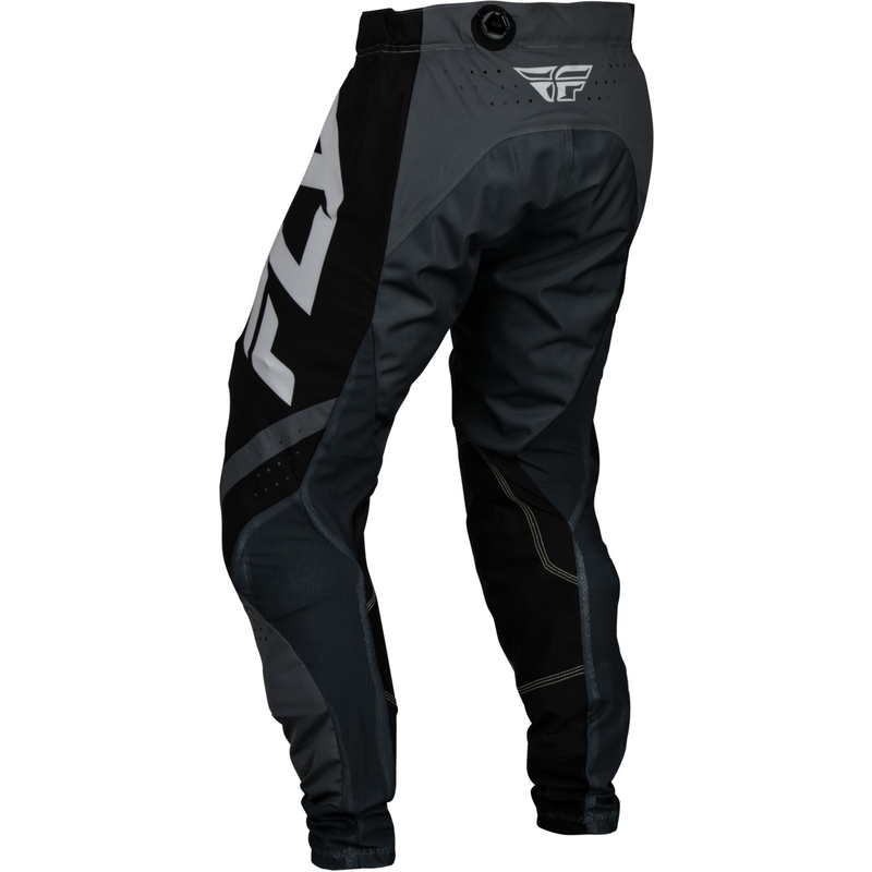Pantalon de motocross FLY Racing Lite gris foncé-noir en solde soldes