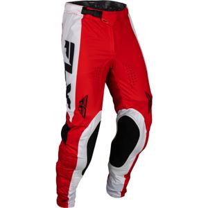 Pantalon de motocross FLY Racing Lite 2024 rouge-blanc-noir