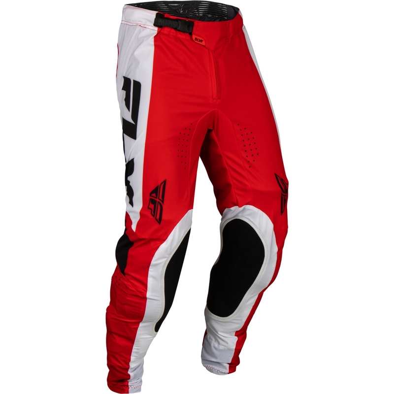 Pantalon de motocross FLY Racing Lite 2024 rouge-blanc-noir