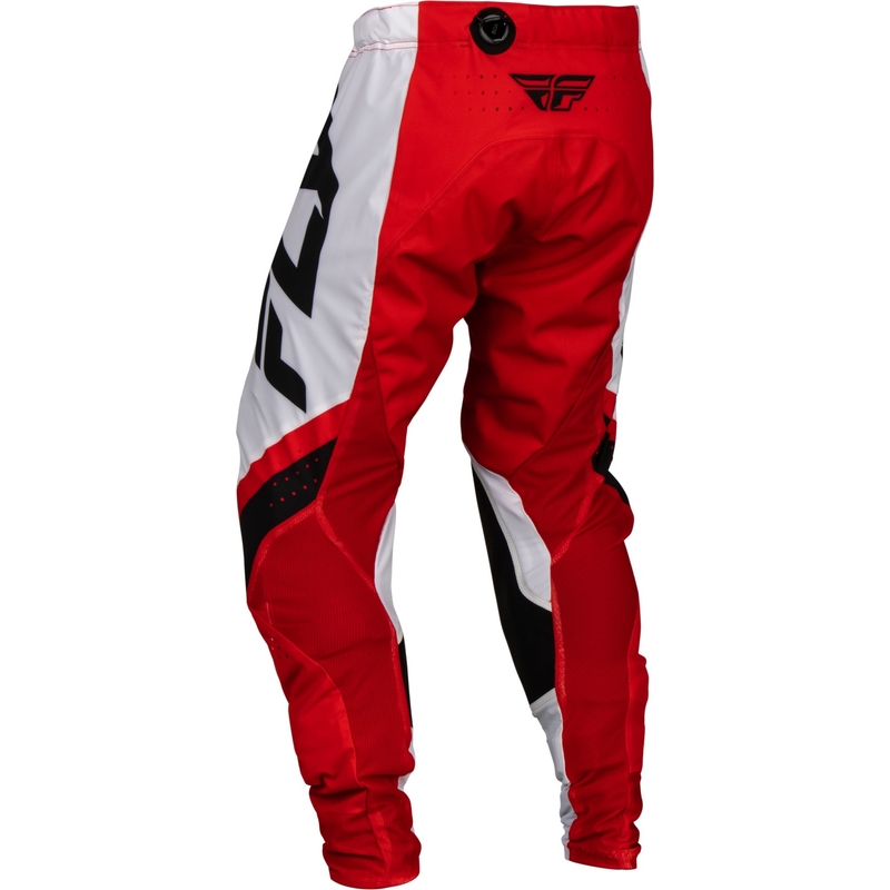 Pantalon de motocross FLY Racing Lite 2024 rouge-blanc-noir