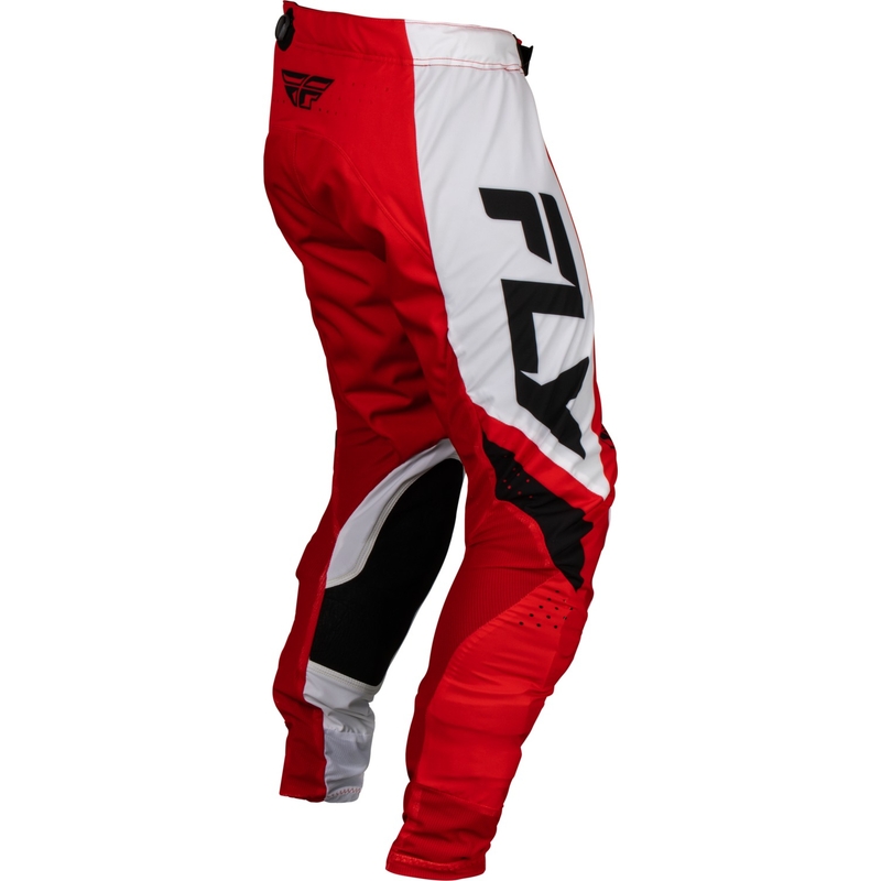 Pantalon de motocross FLY Racing Lite 2024 rouge-blanc-noir