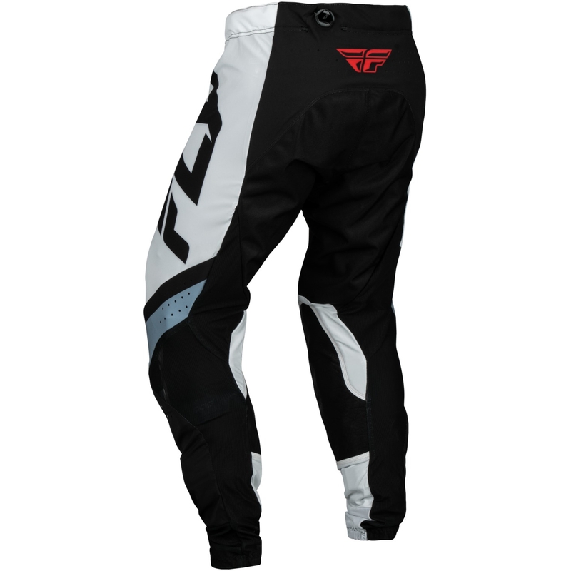 Pantalon de motocross FLY Racing Lite noir-blanc-gris