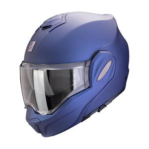 Casque à visière Scorpion EXO-TECH EVO PRO SOLID bleu métallique mat
