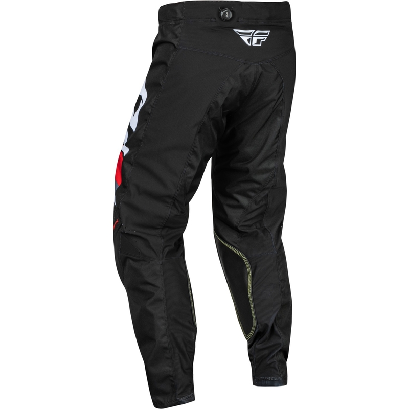 Pantalon de motocross FLY Racing Kinetic Prix rouge-gris-blanc