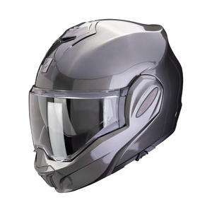 Casque Scorpion EXO-TECH EVO PRO SOLID gris métallisé à bascule
