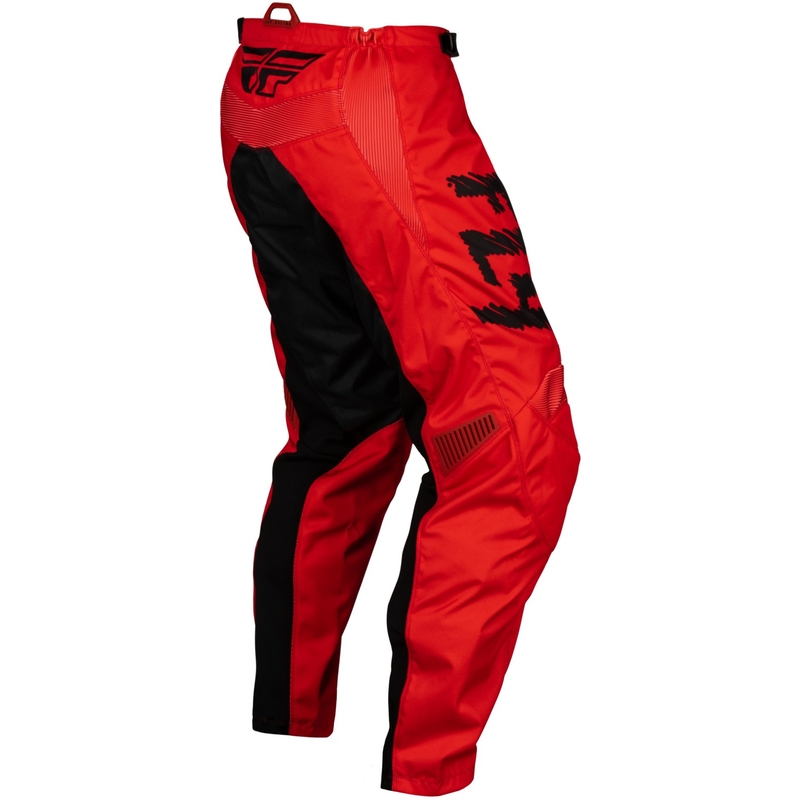 Pantalon de motocross FLY Racing F-16 pour enfant, rouge, noir et gris