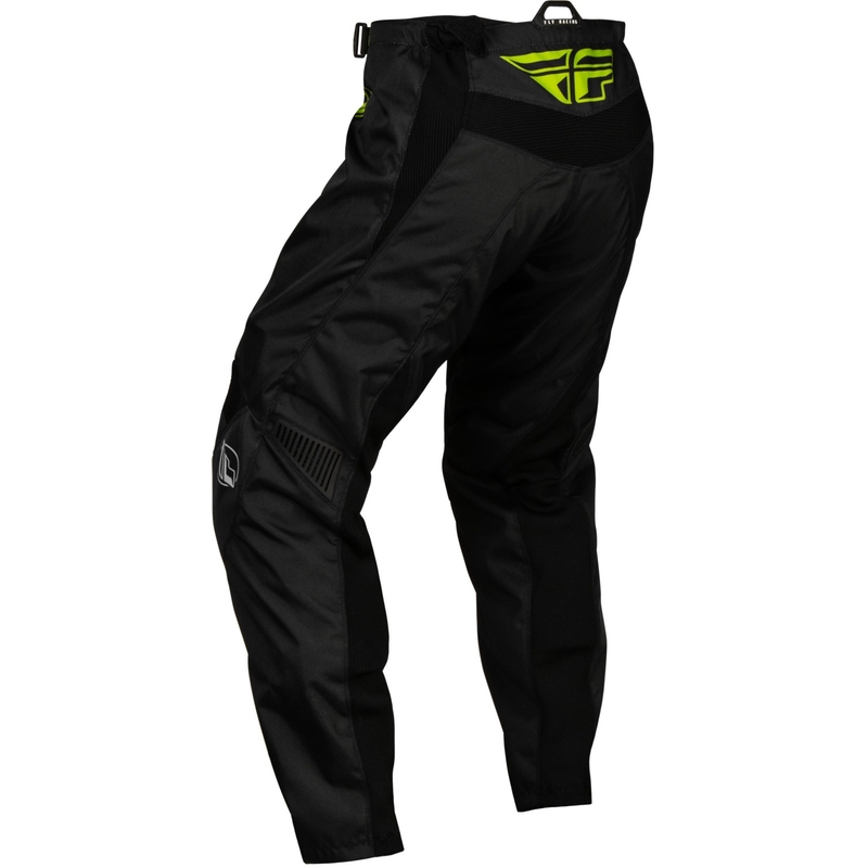 Pantalon motocross enfants FLY Racing F-16 2024 noir-vert fluo-gris soldes