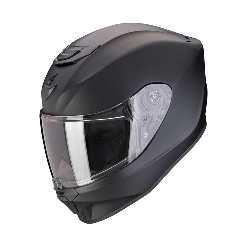 Casque intégral de moto enfant Scorpion EXO-JNR AIR SOLID, noir mat