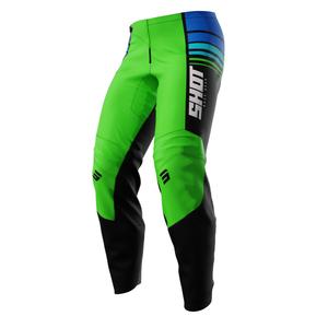 Pantalon Motocross Kids Shot Peak Green soldes