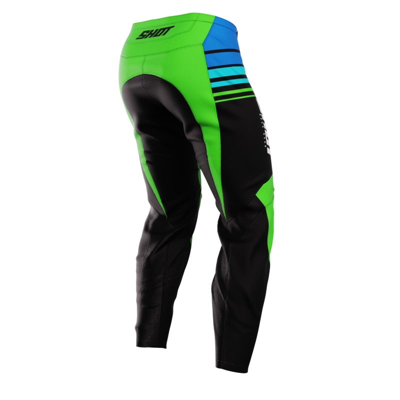 Pantalon Motocross Kids Shot Peak Green soldes