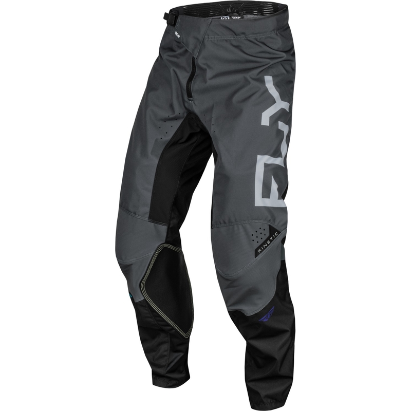 Pantalon Motocross FLY Racing Kinetic Reload 2024 gris-noir-bleu soldes