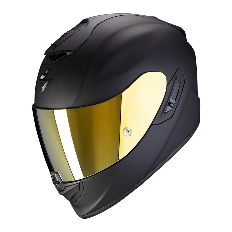 Casque moto intégral Scorpion EXO-1400 EVO II Air Solid noir mat soldes