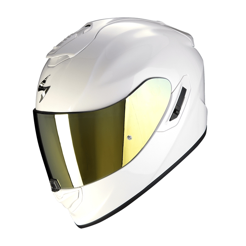 Casque moto intégral Scorpion EXO-1400 EVO II Air Solid blanc perle soldes