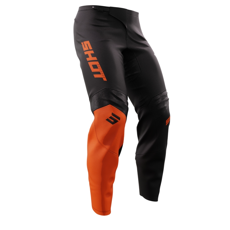 Pantalon Motocross Shot Draw Squad orange soldes