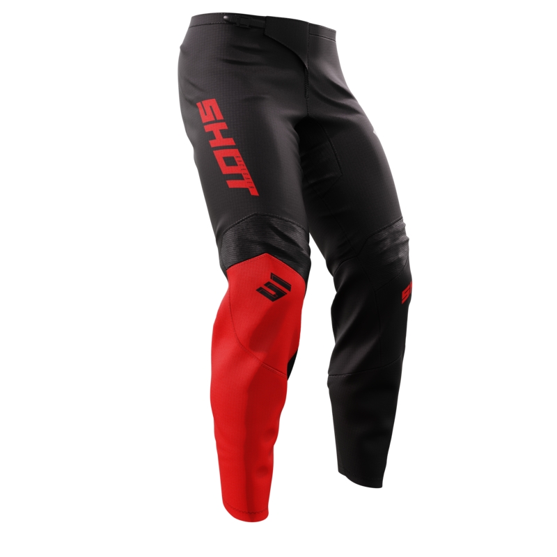 Pantalon Motocross Shot Draw Squad Rouge soldes