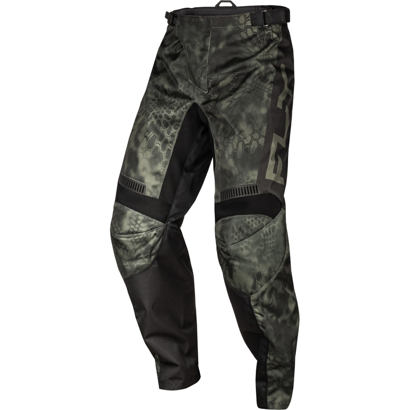 Pantalon de motocross FLY Racing F-16 Kryptek 2024 gris-noir