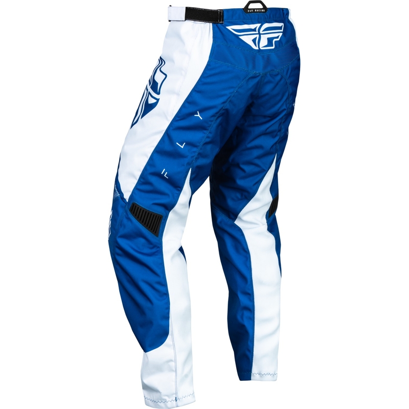 Pantalon de motocross FLY Racing F-16 bleu-blanc