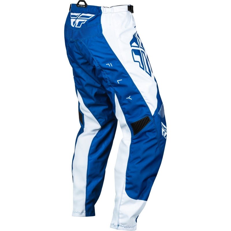 Pantalon de motocross FLY Racing F-16 bleu-blanc