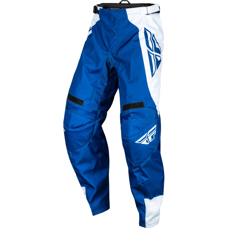 Pantalon de motocross FLY Racing F-16 bleu-blanc