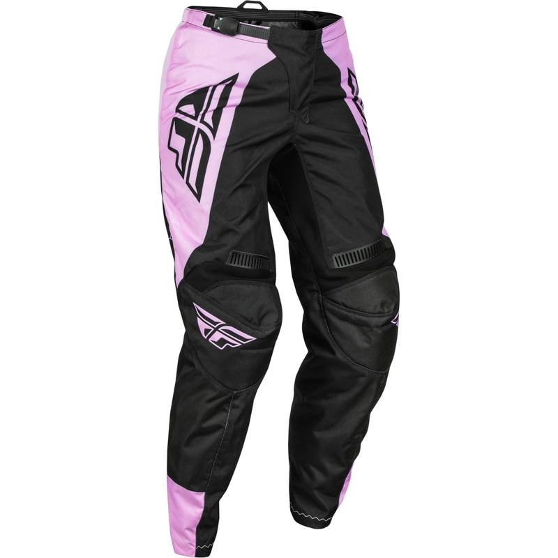 Pantalon motocross femme FLY Racing F-16 2024 noir-lavande