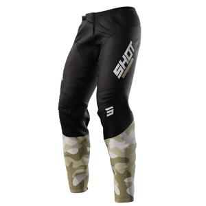 Shot Devo Battle Motocross Pants Black and Sand soldes
