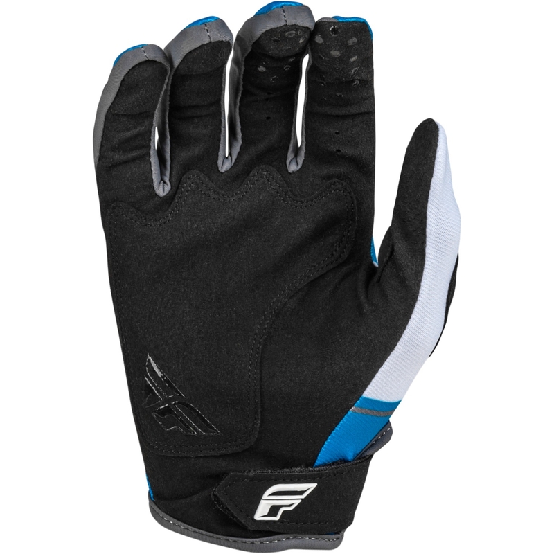 Gants de motocross FLY Racing Kinetix Prix 2024 bleu-gris