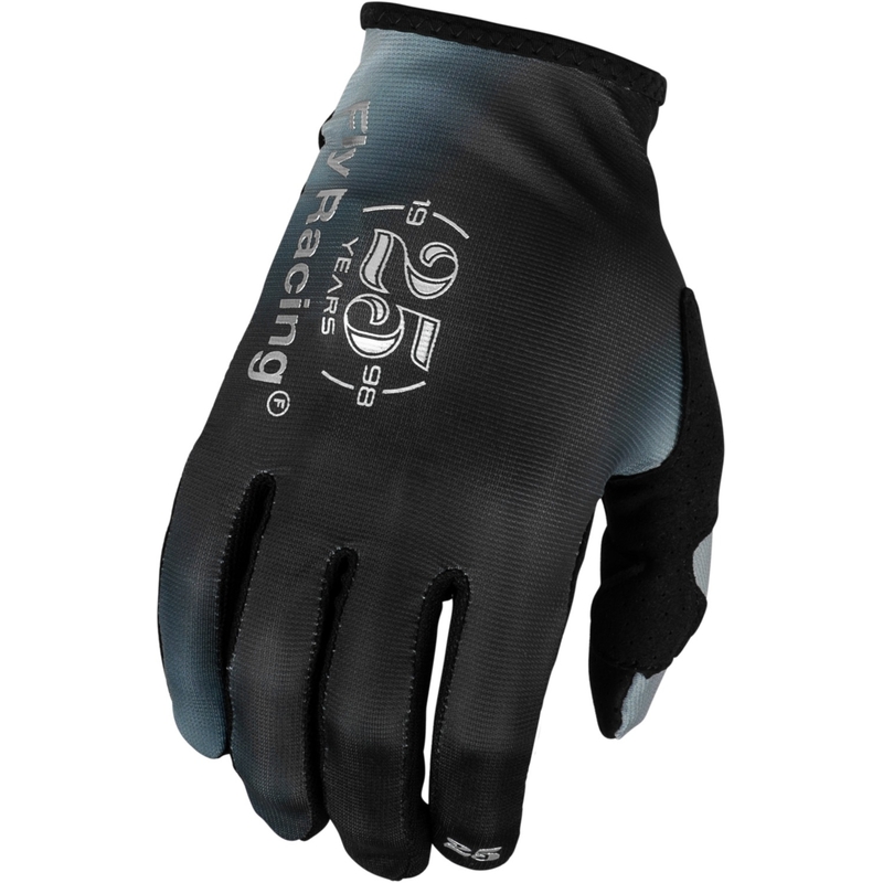 Gants de motocross FLY Racing Lite 2024 gris foncé-noir