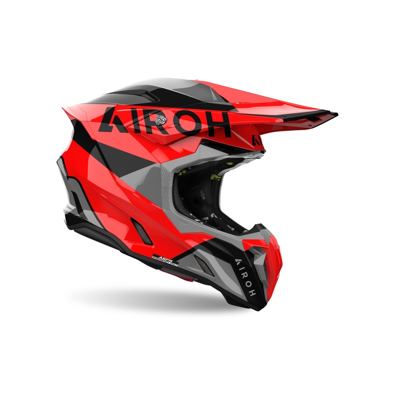 Casque motocross Airoh Twist 3 King rouge brillant