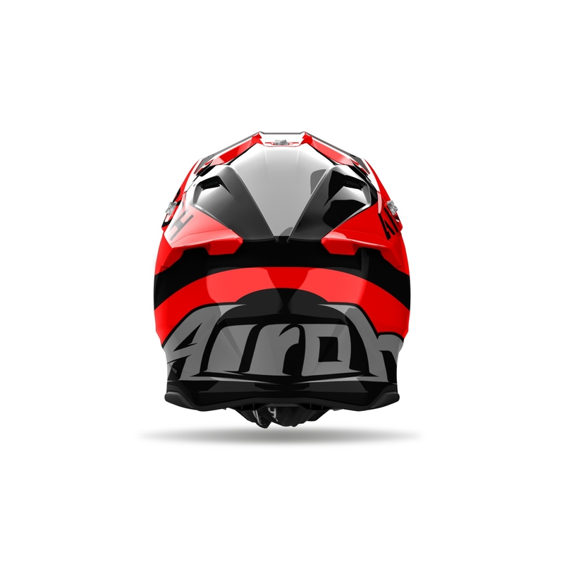 Casque motocross Airoh Twist 3 King rouge brillant