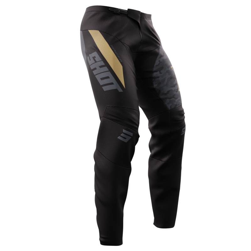 Pantalon Motocross Shot Devo Matrix gold soldes