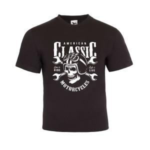 T-shirt RSA American Classic Motorcycles noir