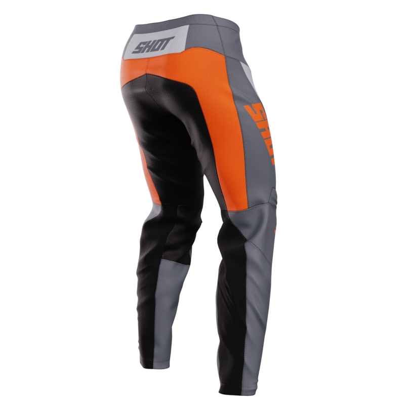 Pantalon Motocross Shot Devo Star orange soldes