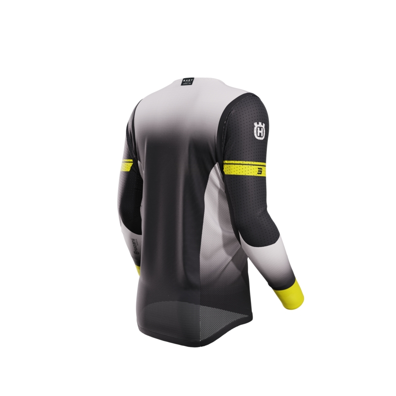 Maillot de motocross Shot Aerolite Husqvarna LE noir vente soldes