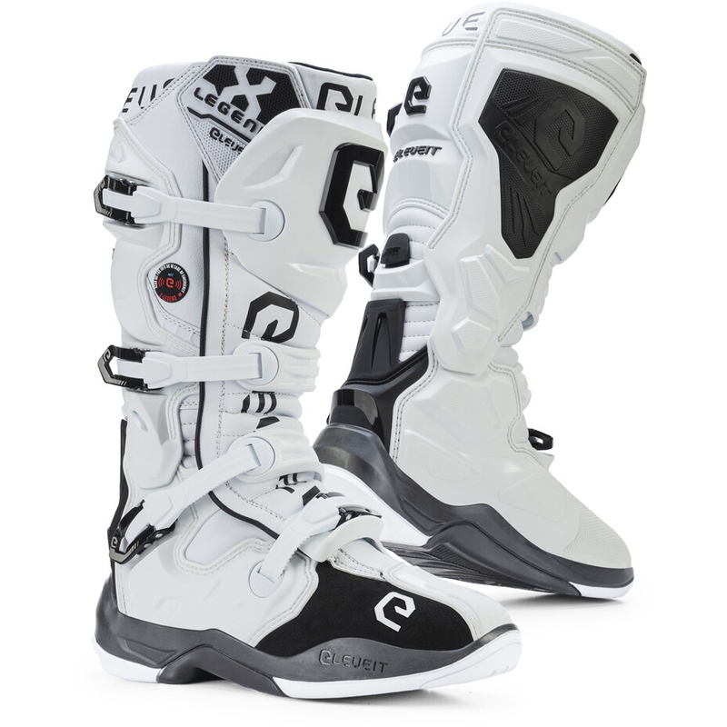 Bottes moto Eleveit X-Legend blanches