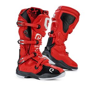 Bottes de moto Eleveit X-Legend rouges