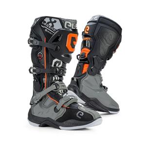 Eleveit X-Legend bottes moto gris-orange