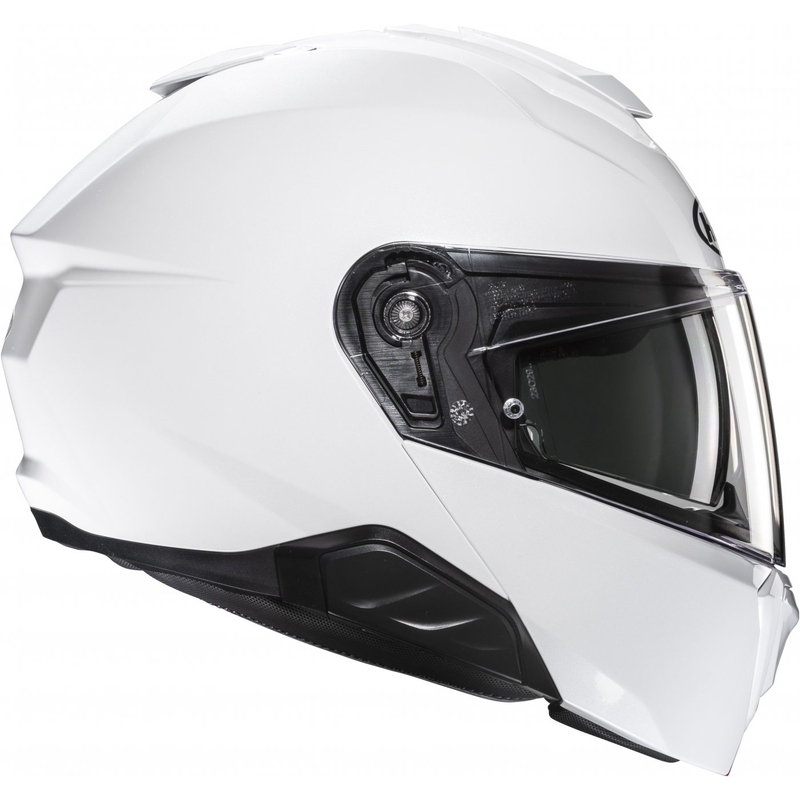 Casque moto modulable HJC i91 Solid blanc perle