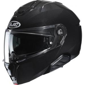 Casque moto modulable HJC i91 Solid noir métallisé