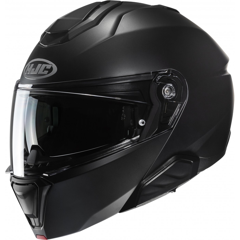 Casque moto modulable HJC i91 Solid semi-plat noir
