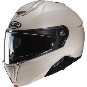 Casque moto modulable HJC i91 Solid beige