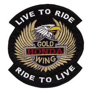 Patch Live to Ride Gold Wing - plus petit